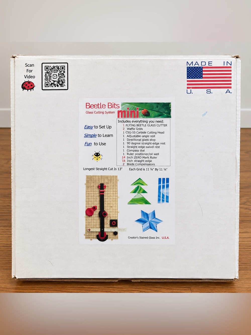 Open Box Beetle Bits Mini Glass Cutting System- Red/Black ret $200